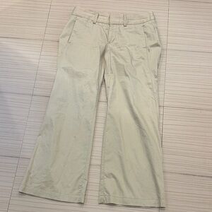 Women’s Genetic Denim The Burke Low Rise Wide Leg Tan Trousers. Sz 27